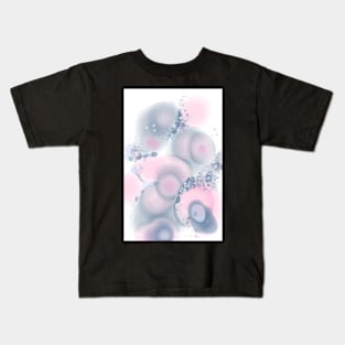 Light Pink and Grey Kids T-Shirt